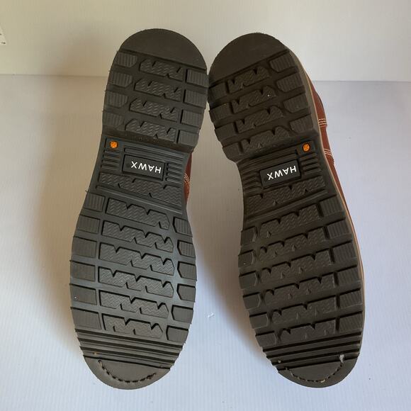 HAWX Brown Leather Work Boots – Men’s 8C Composite Toe (NWOT) - Picture 7 of 7